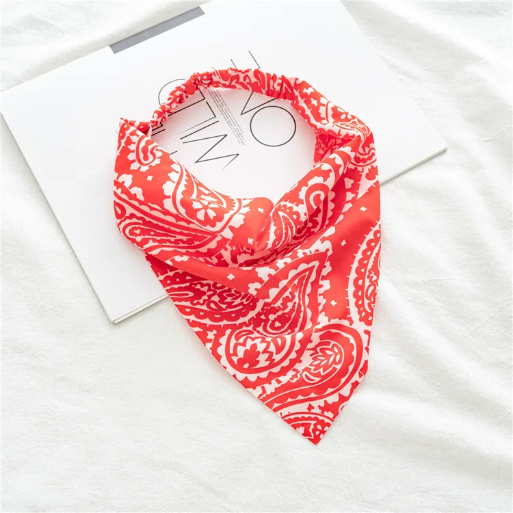 Bandana Vintage Floreale Estiva 2022 – Accessori per Capelli Eleganti per Donne e Ragazze