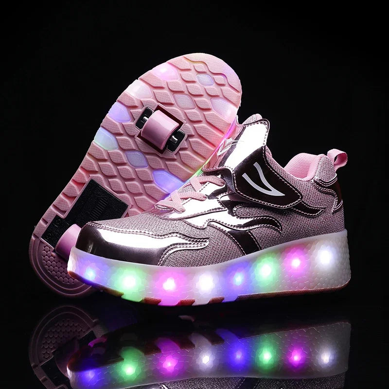 LightRiders - Scarpe LED con Ruote per Bambini