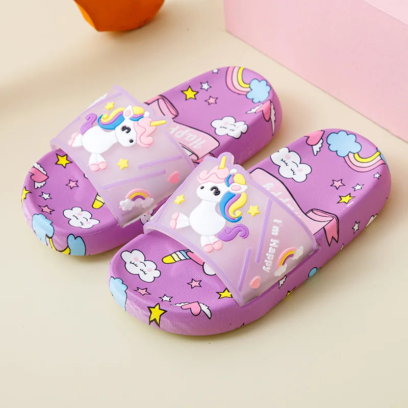 Pantofole a forma di Unicorno per Bambini – Ideali per Casa e Bagno