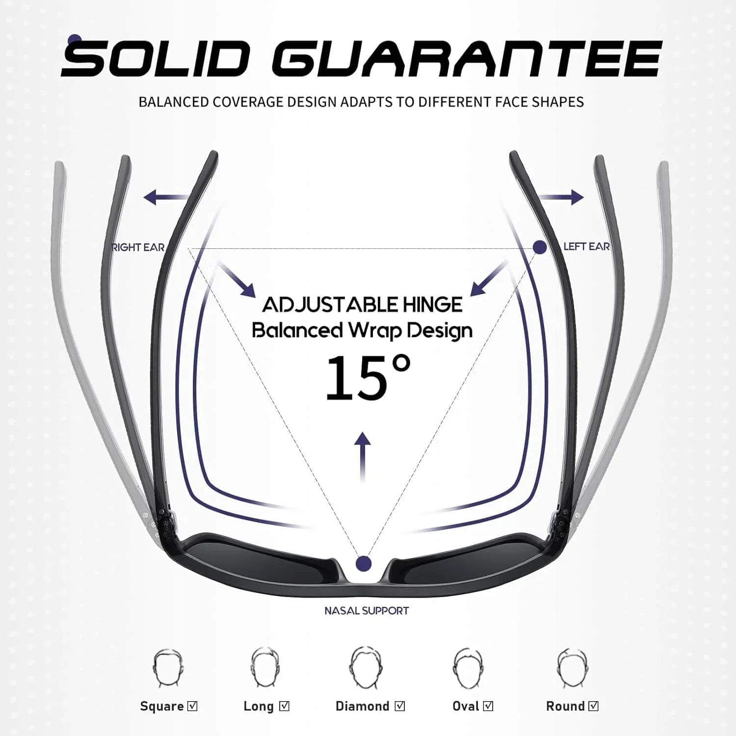 AquaShield Occhiali da Sole Polarizzati 3-Pack – Protetti e Stilosi