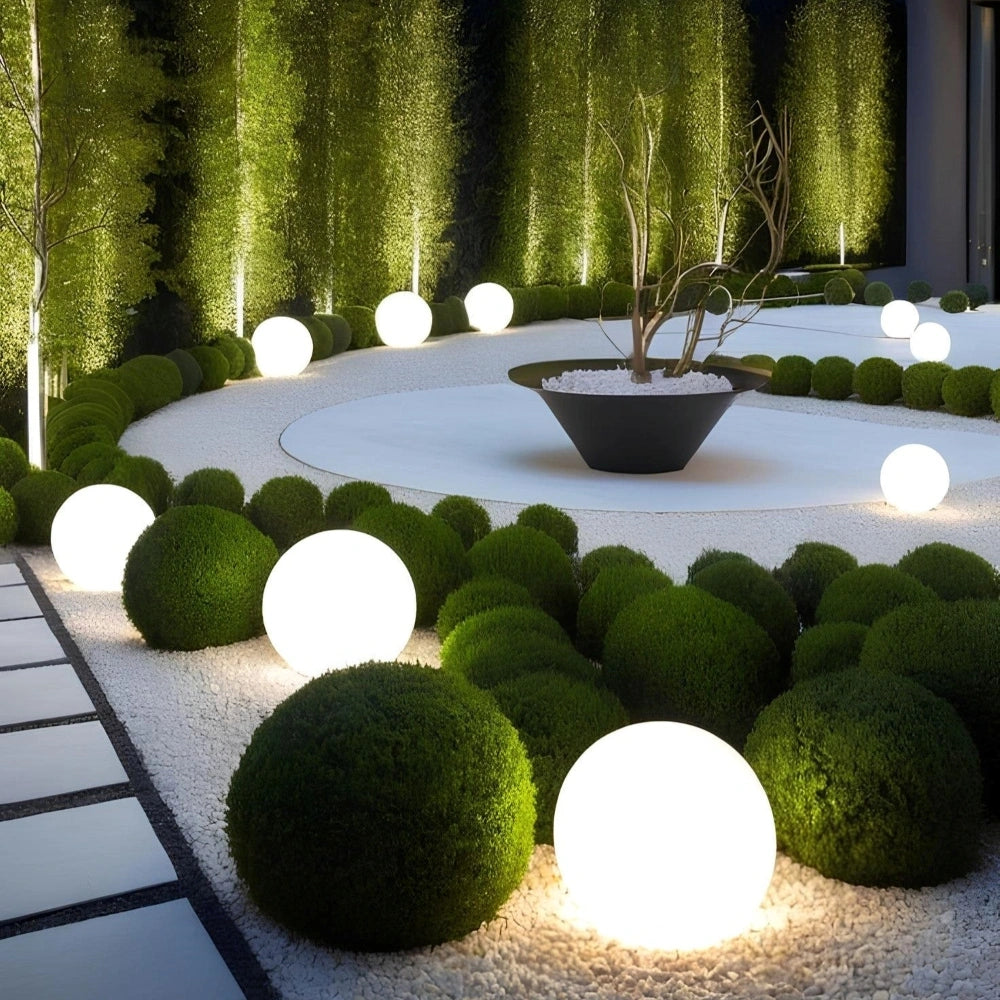 Lampada da Giardino Sferica con Luce Colorata – Lampada a Sfera LED per Interni ed Esterni