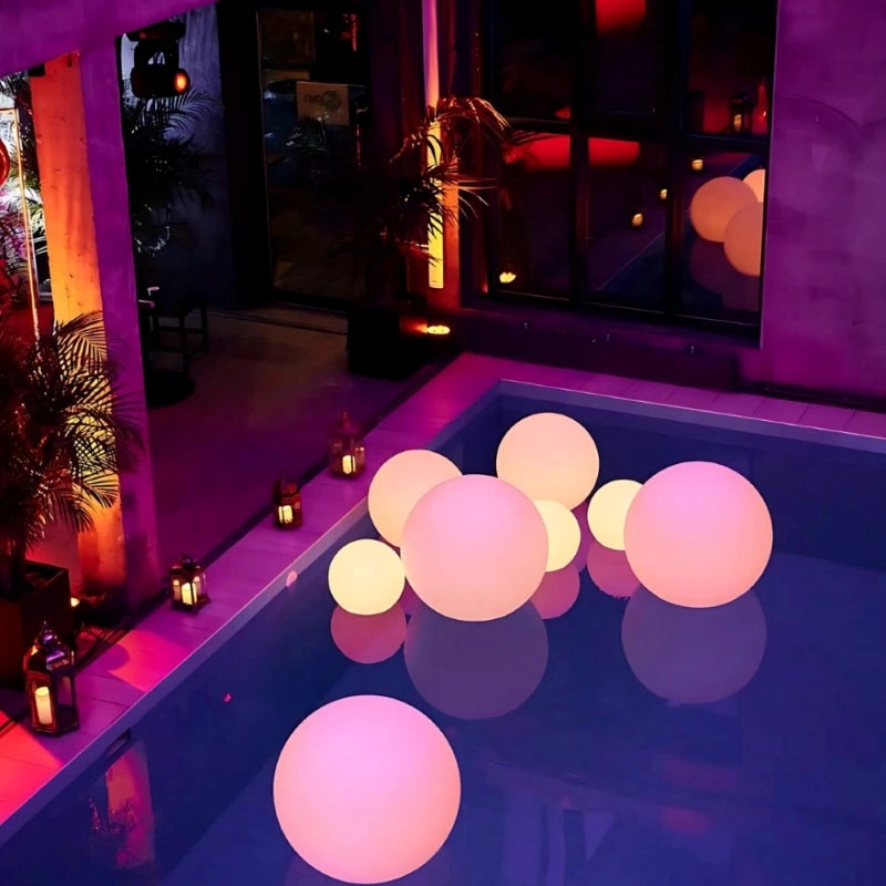 Lampada da Giardino Sferica con Luce Colorata – Lampada a Sfera LED per Interni ed Esterni