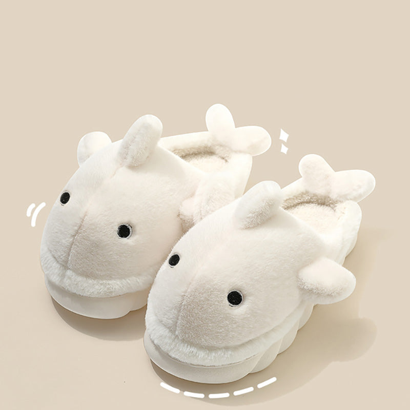 Pantofole Fluffy Balena – Comfort Morbido e Unisex
