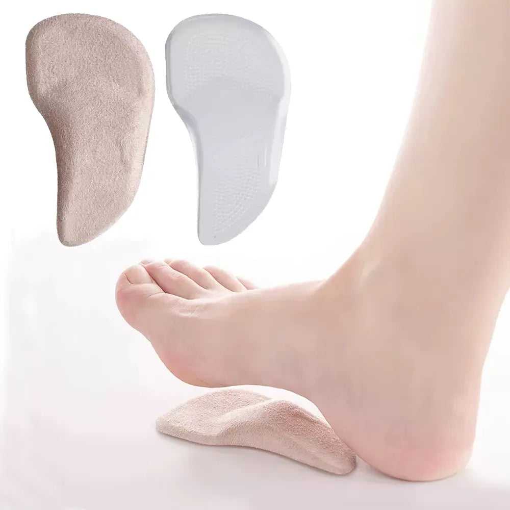 Soletti Ortopedici in Gel di Silicone – Supporto per l'Arco & Comfort