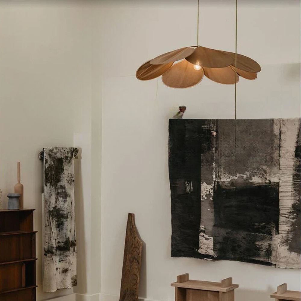 Lampada a sospensione a forma di fiore – Design naturale e illuminazione accogliente