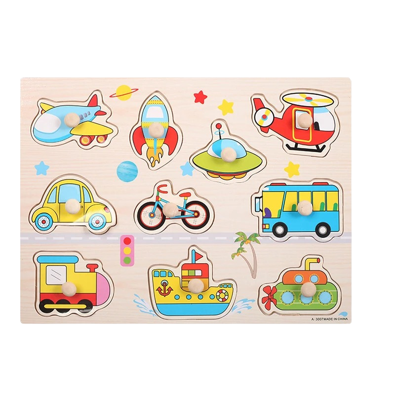 Puzzle in Legno - Esperienza di Gioco Educativa con Vari Temi