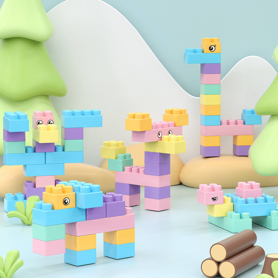 Set Tavolo da Costruzione Creativo – Set di 500 Blocchi da Gioco