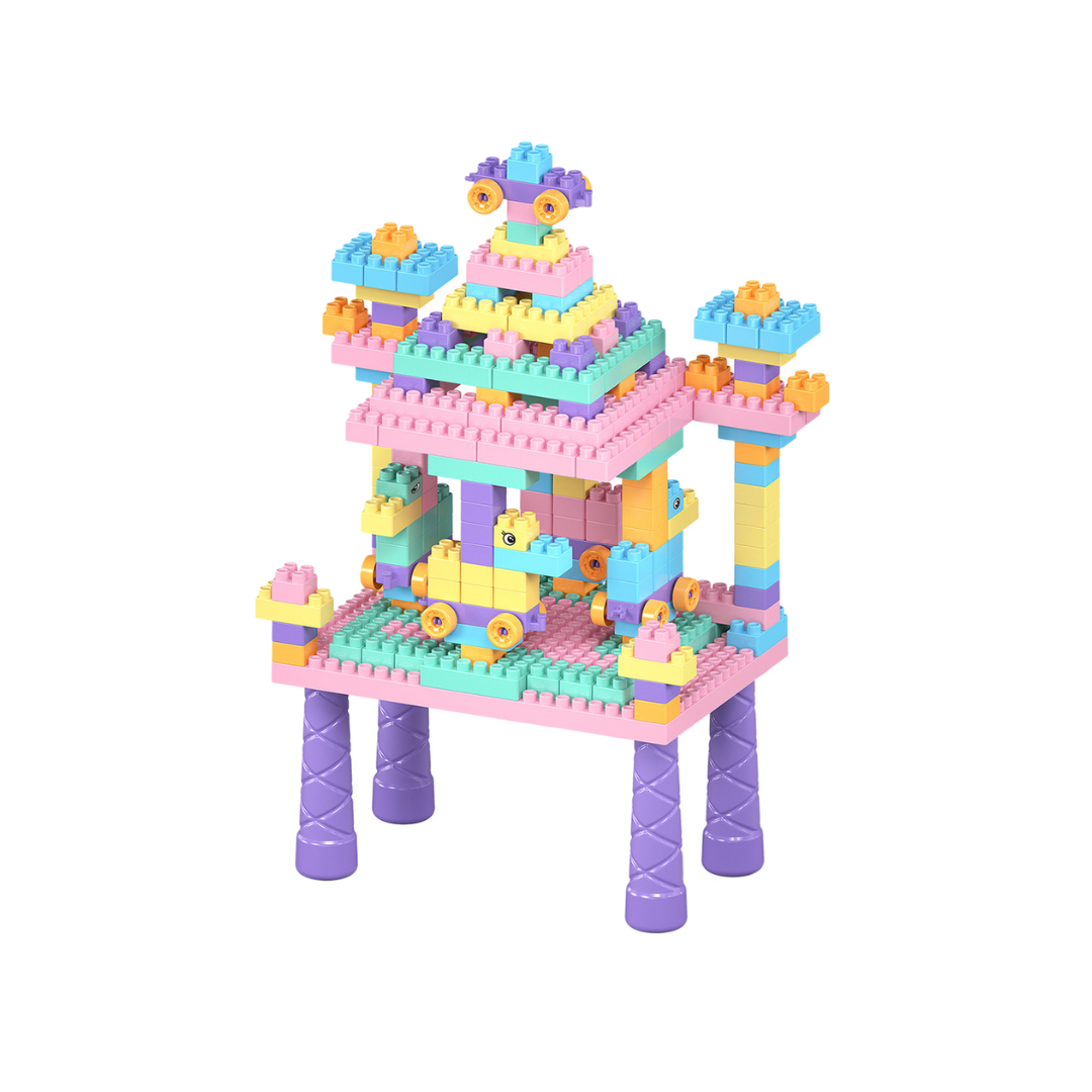 Set Tavolo da Costruzione Creativo – Set di 500 Blocchi da Gioco