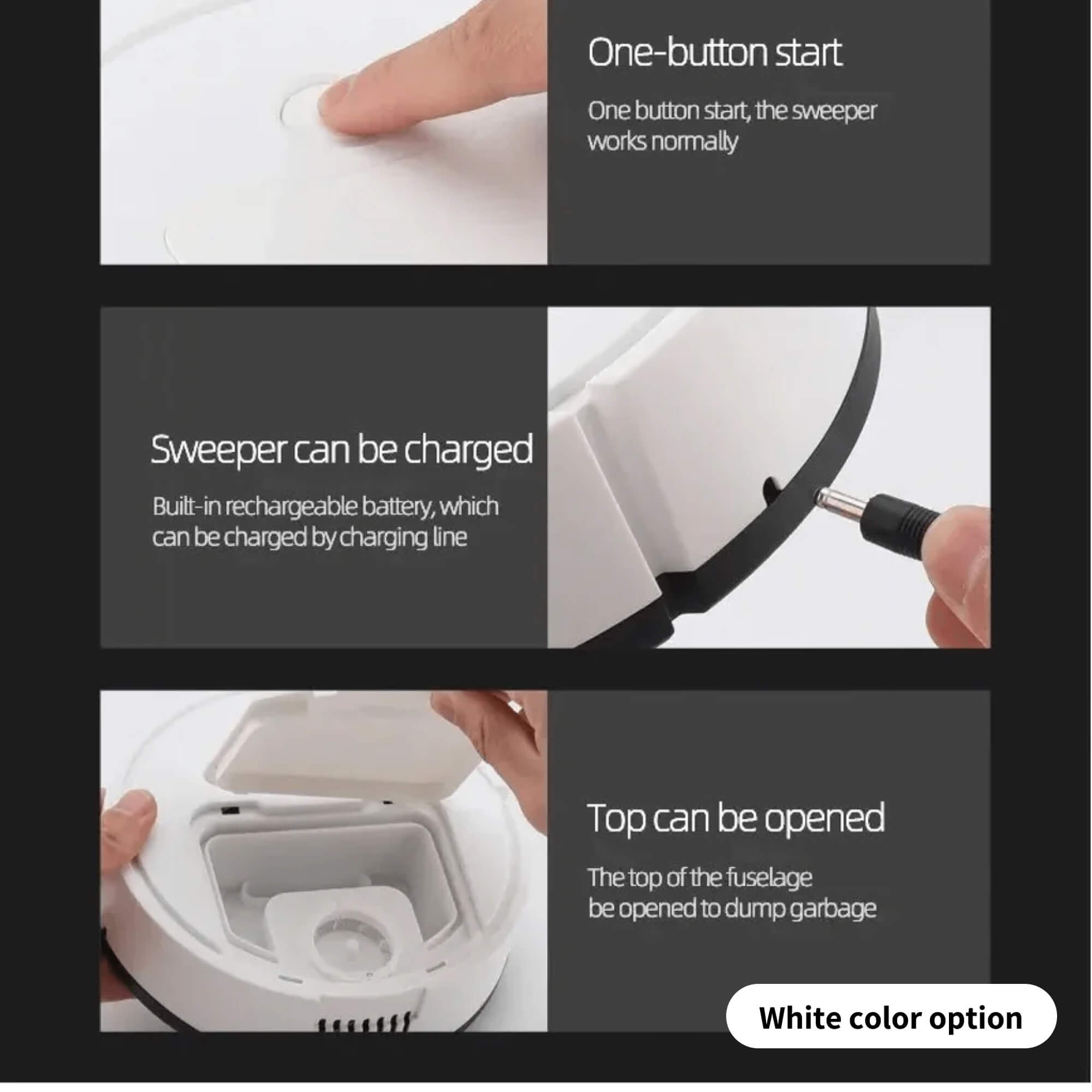 CleanBot Robot Aspirapolvere – Pulizia Intelligente e Autonoma