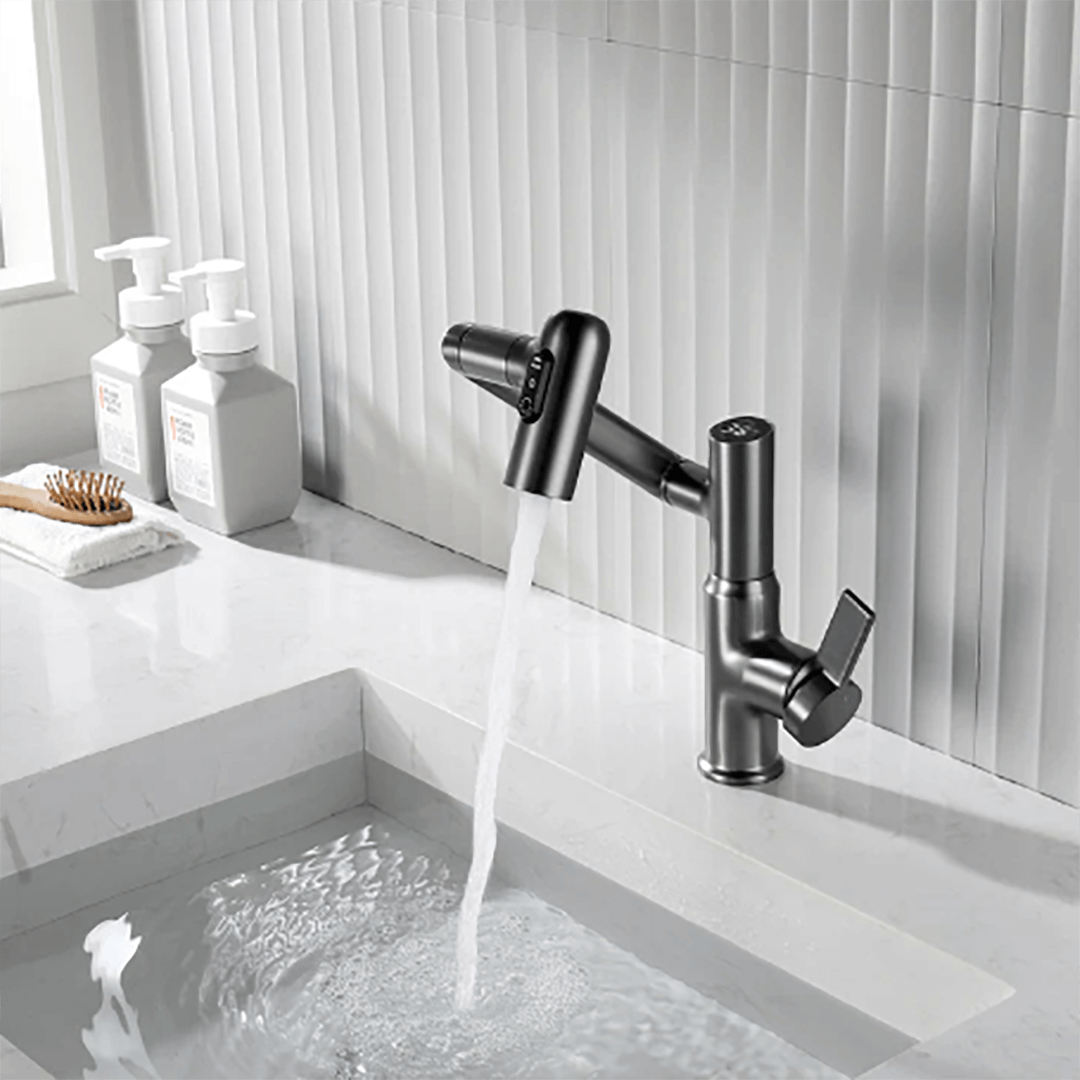 AquaSense Rubinetto da Lavabo – Design Sottile, Elegante e Funzionale