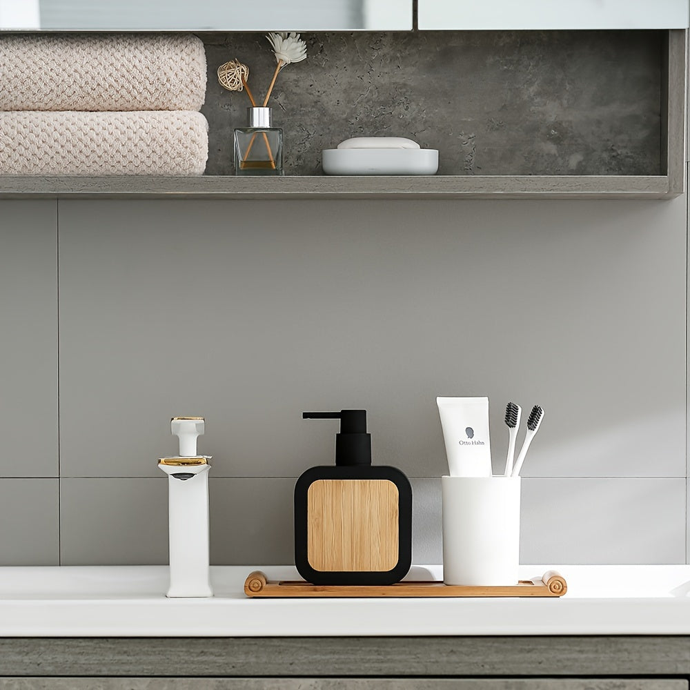Dispenser per Sapone Nero Opaco - Per un Bagno Elegante