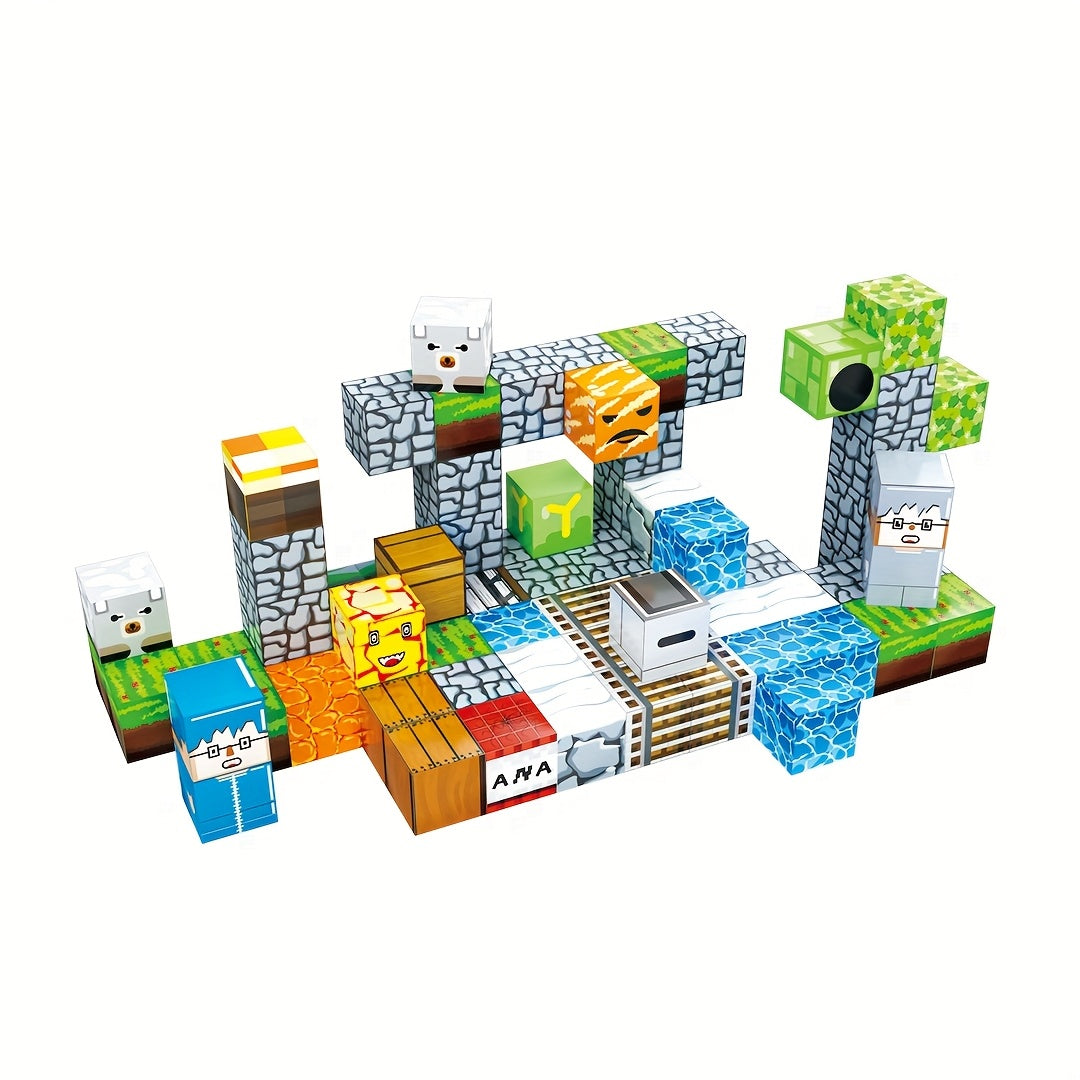 Set di Costruzione Magnetico - Creativo ed Educativo per Bambini