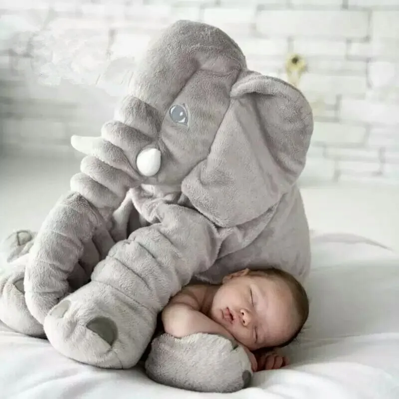 Cuscino per Neonati Elephant Cuddle – Morbido, Coccoloso e Confortevole