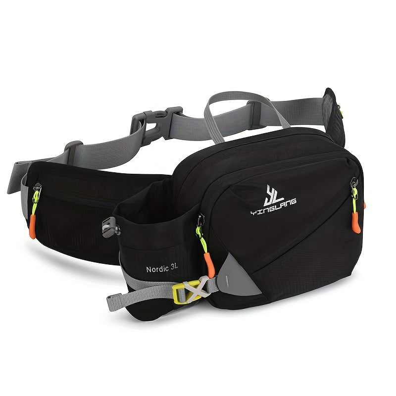 Borsa da Corsa Versatile con Portabottiglie – Nylon Durevole con Cerniere per Escursioni e Maratone