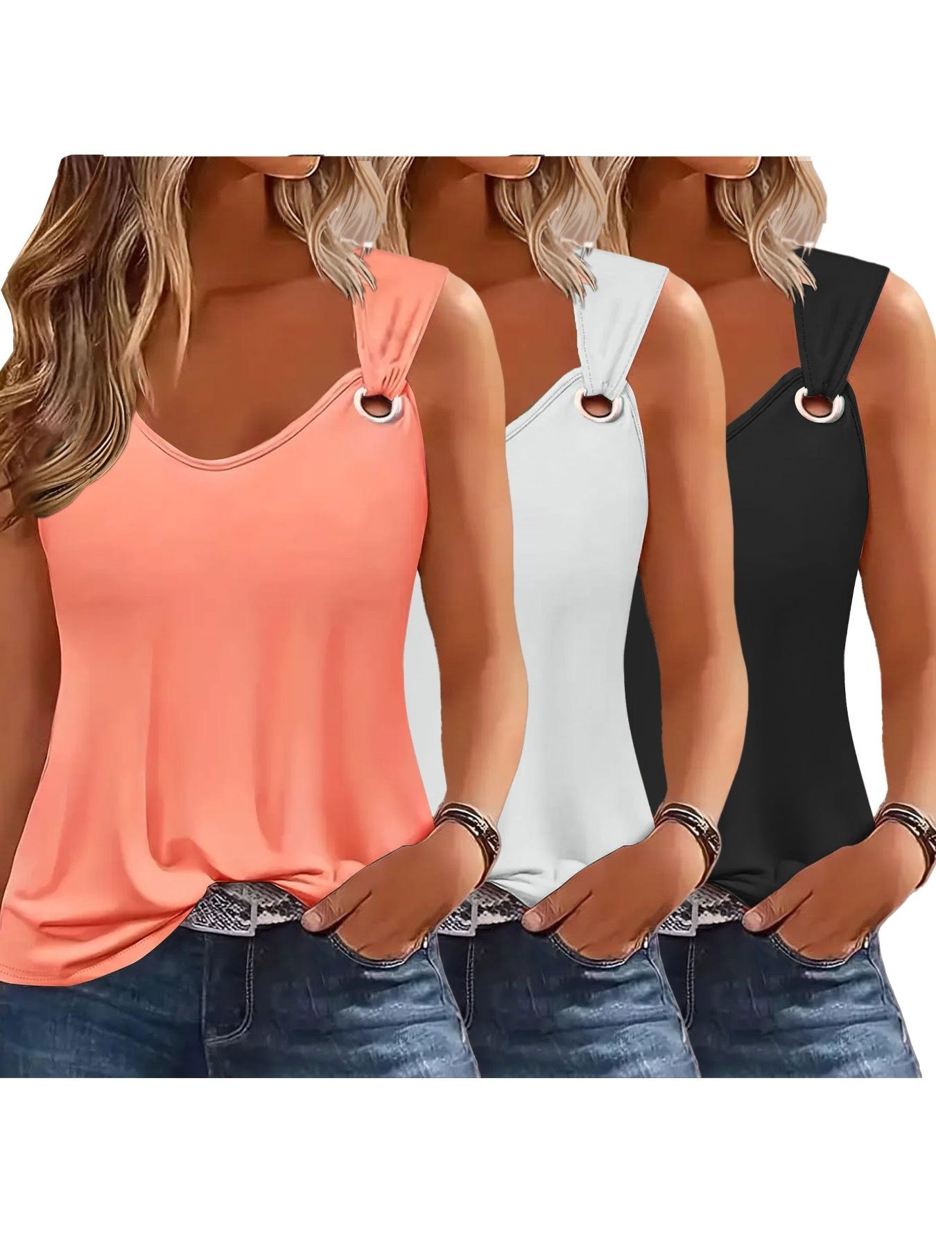 Top da donna 3-Pack – Estivo e Comodo