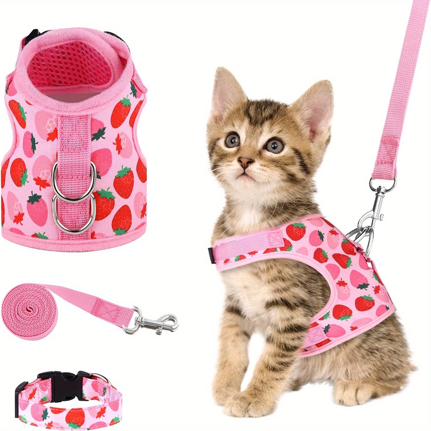 KittyComfort Set di Imbracature - Per Passeggiate Confortevoli e Avventure