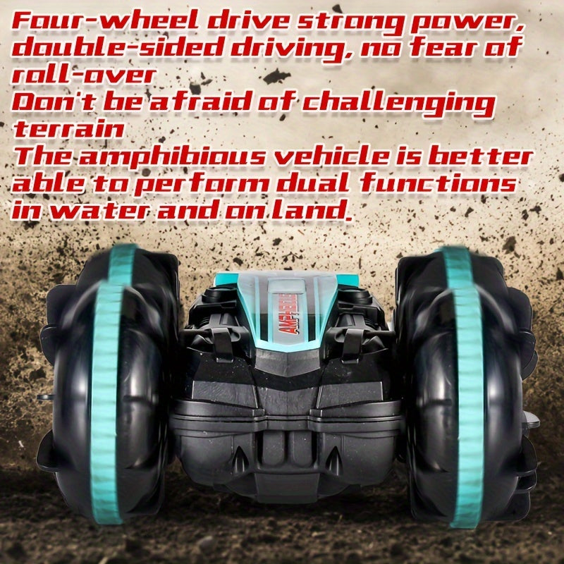 Auto RC Acrobazia Amfibica - Veloce, Robusta e Impermeabile per Avventure