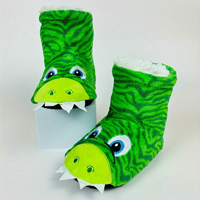 Pantofole Dinosaurie Allegre per Bambini - Per un'Autunno e Inverno Accogliente