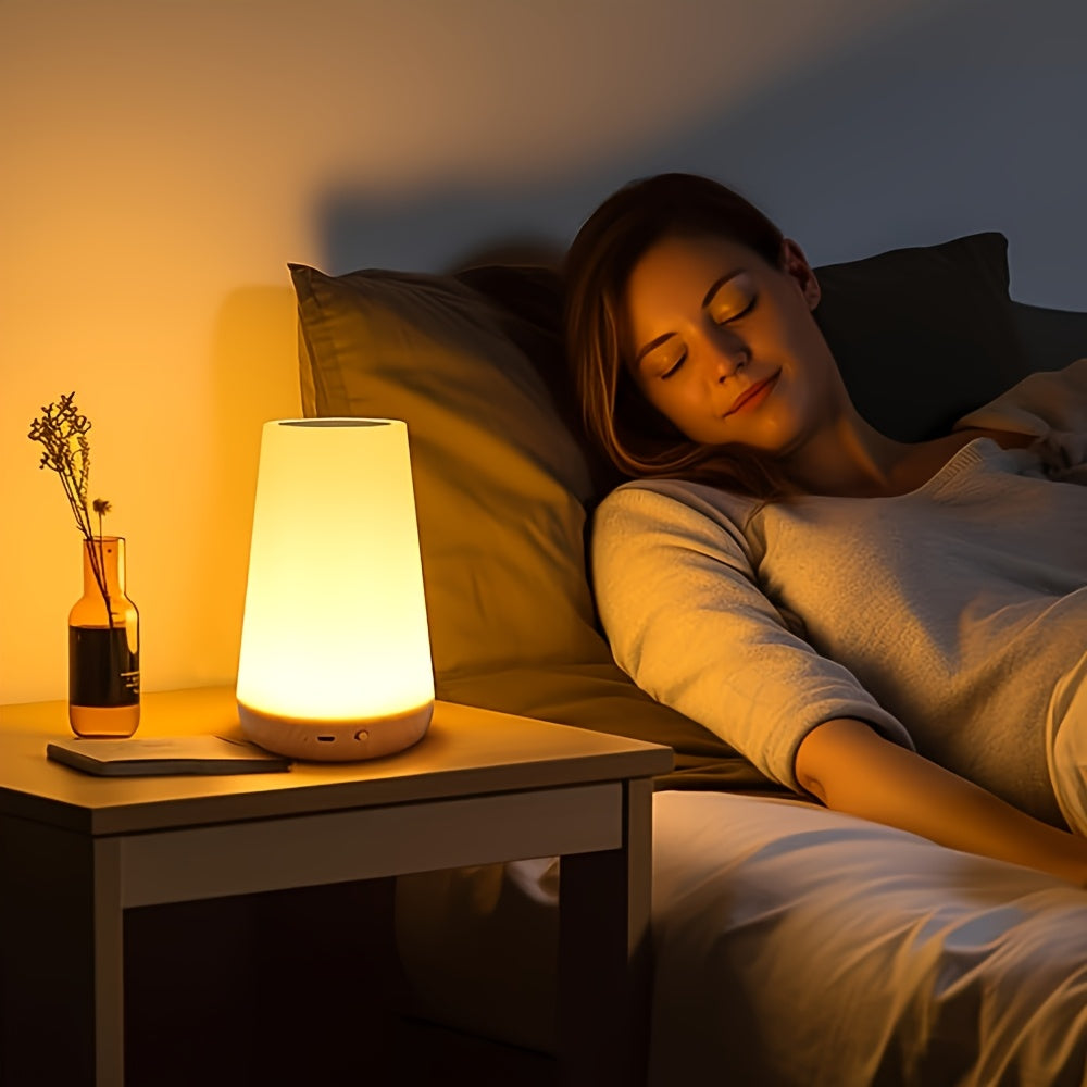 Lampada Touch Dimmerabile con 13 colori RGB – Perfetta per la Camera da Letto, Lampada da Letto e Luce Notturna