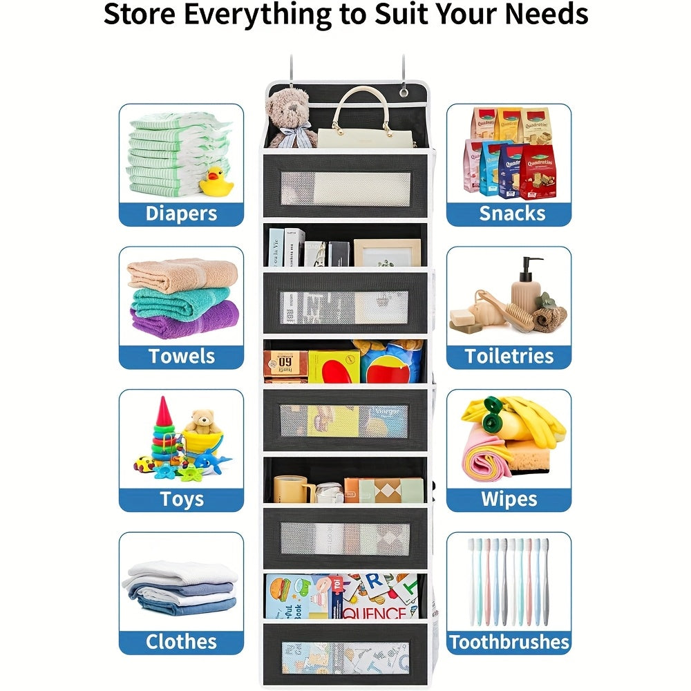 Sistema di Stoccaggio Appeso a 5 Strati – Ideale per Camera da Letto, Bagno e Cucina