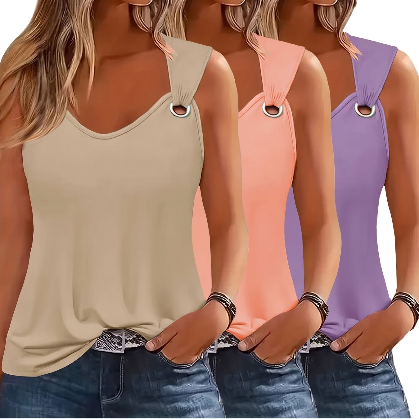 Top da donna 3-Pack – Estivo e Comodo