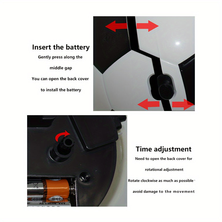 Sveglia Creativa a Forma di Calcio – Con Musica e Design Unico per Grandi e Piccini