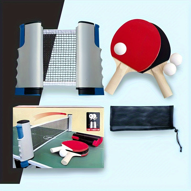 Set di Ping Pong Portatile - Ideale per Esterni e Interni