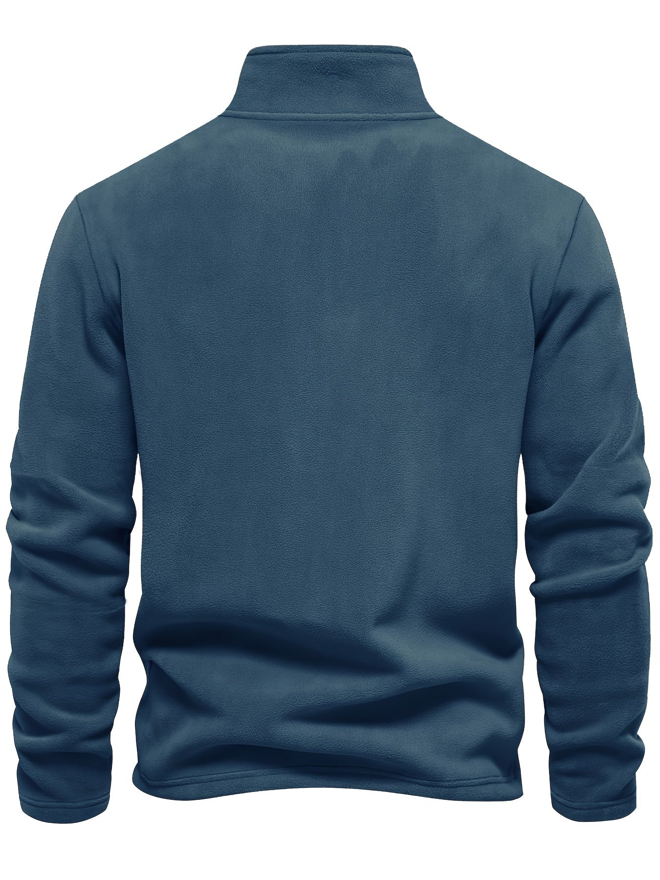 Pullover con Mezza Zip Foderato in Pile - Confortevole e Caldo per le Giornate Fredde
