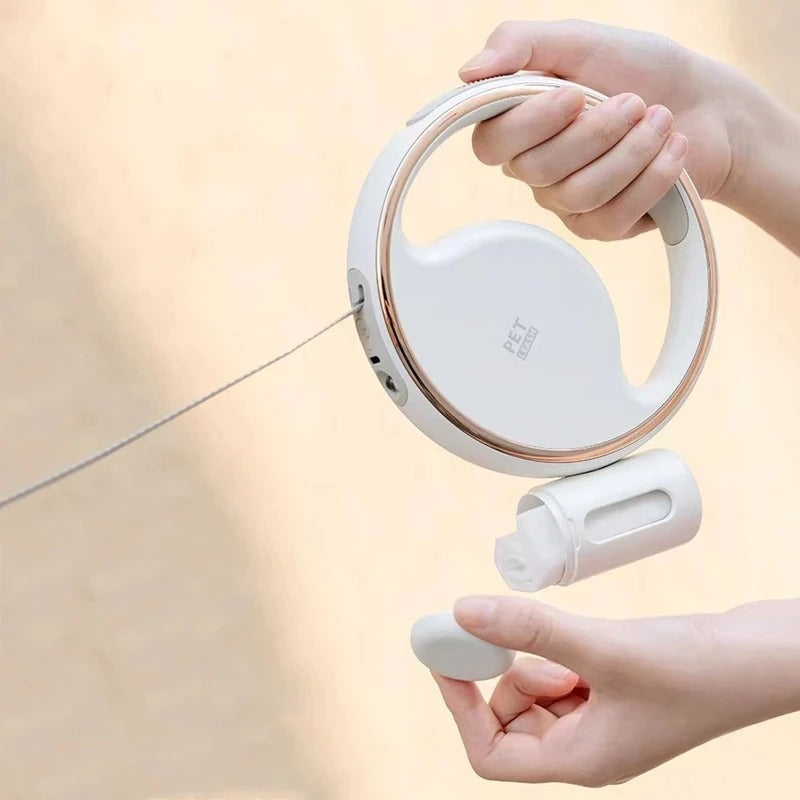 Guinzaglio Automatico per Cani LED – Impugnatura Ergonomica & Luce di Sicurezza