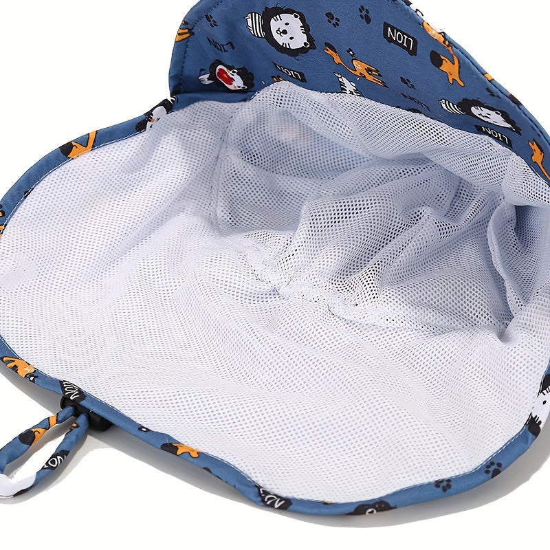 Cappello per Bambini Ademend con Stampa Animali – Protezione UV per Avventure all'Aperto