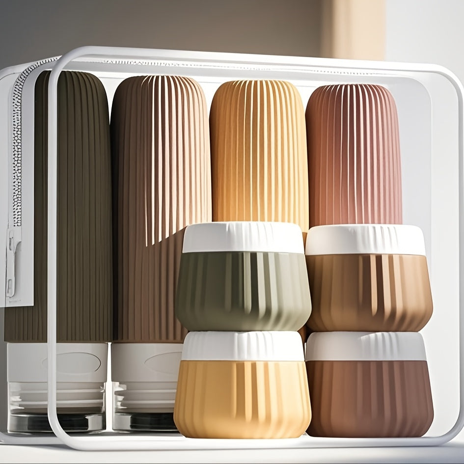 Set di Flaconi da Viaggio Pratici – Sicuri e Comodi per Viaggiare