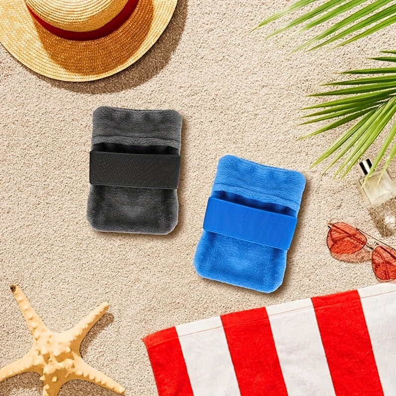 Borsa per Rimozione della Sabbia da Spiaggia – Rimozione Veloce della Sabbia con Fascia Elastica per Spiaggia e Vacanze