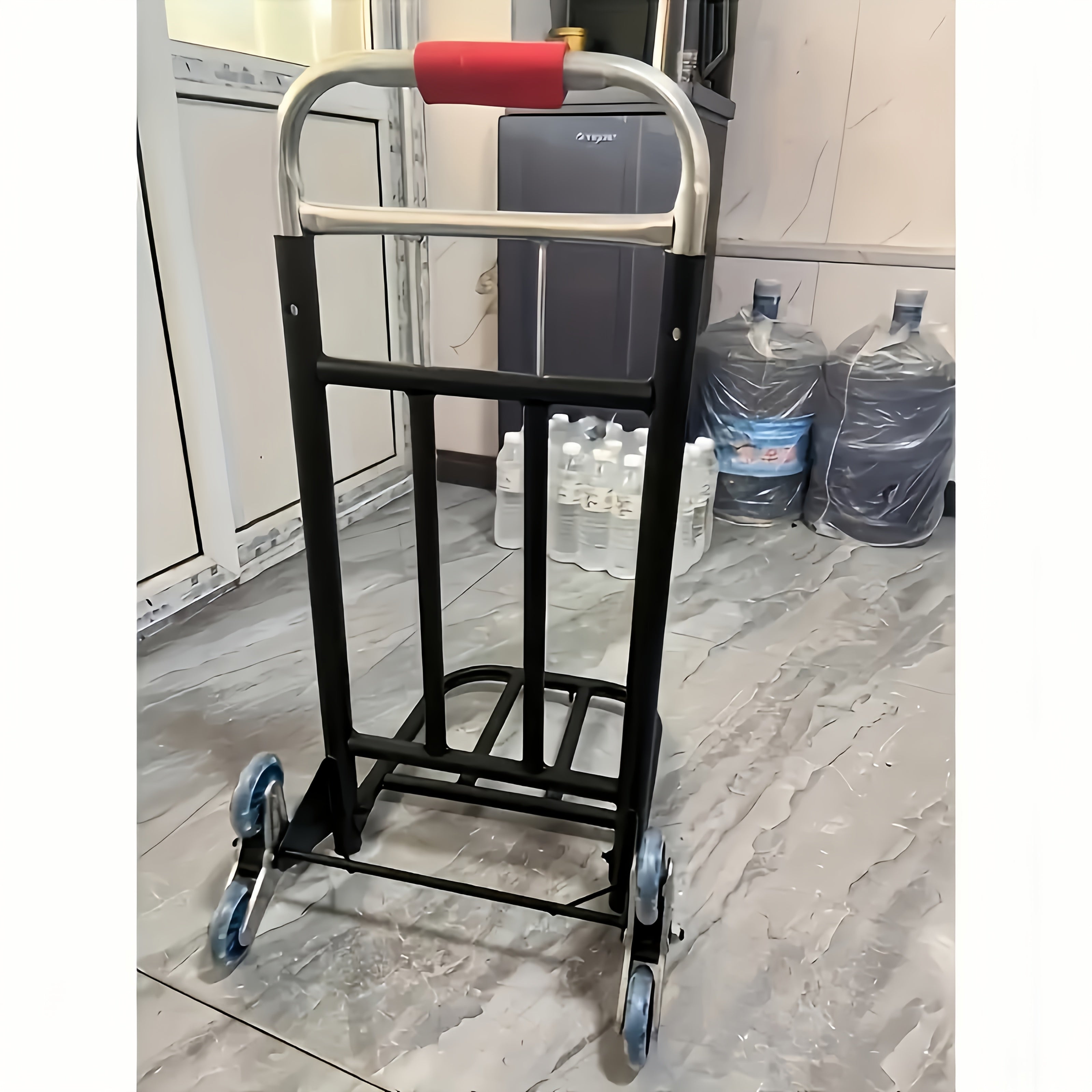 Carrello a Tre Ruote per Scale – Dolly Pieghevole Portatile per Carichi Pesanti