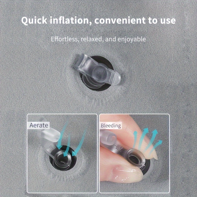 Cuscini Gonfiabili per Campeggio e Viaggi - Set di 2 Cuscini Morbidi e Portatili