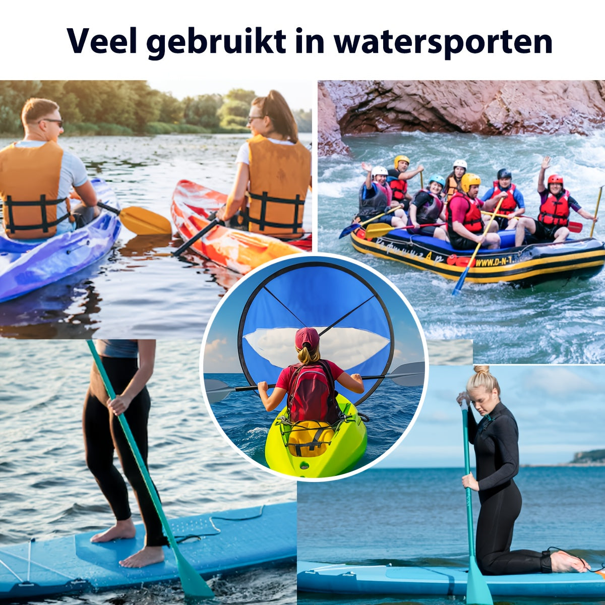 SpeedSail Vela Pieghevole per Kayak – Efficiente e Facile da Usare