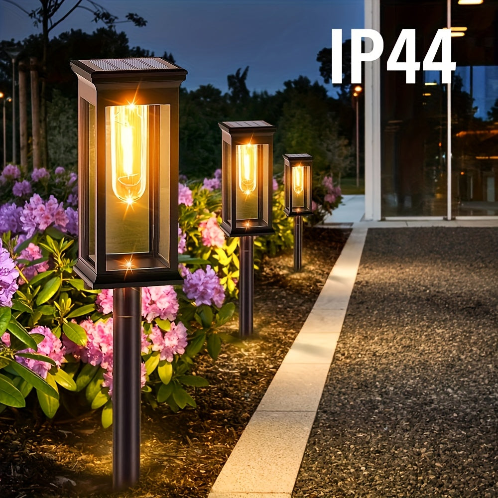 Set di 4 Lampade da Giardino Solari – Sostenibili e Luminosi per Giardini e Viali