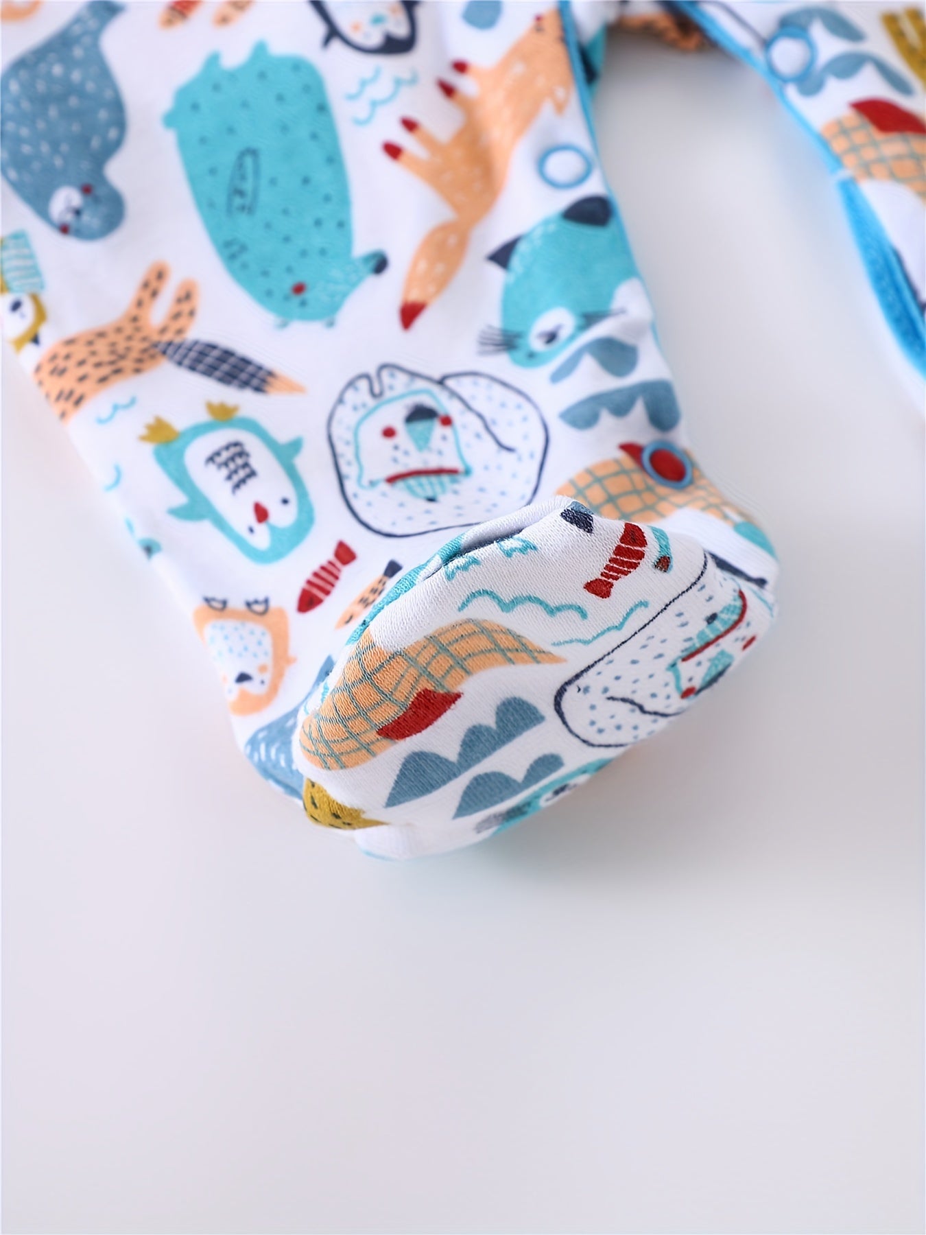 Set di Body per Bambini in 3 Pezzi con Stampa di Animali – Maniche Lunghe per Attività all'Aperto