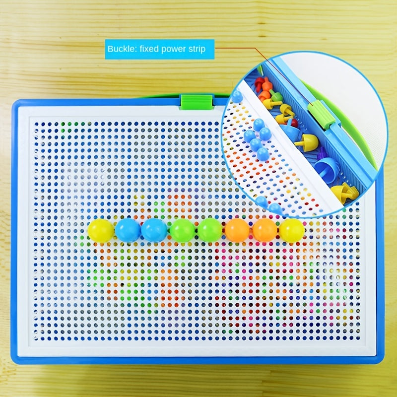 Blocchi di Costruzione in Plastica Educativa – Stimola il Pensiero Creativo e il Riconoscimento dei Colori