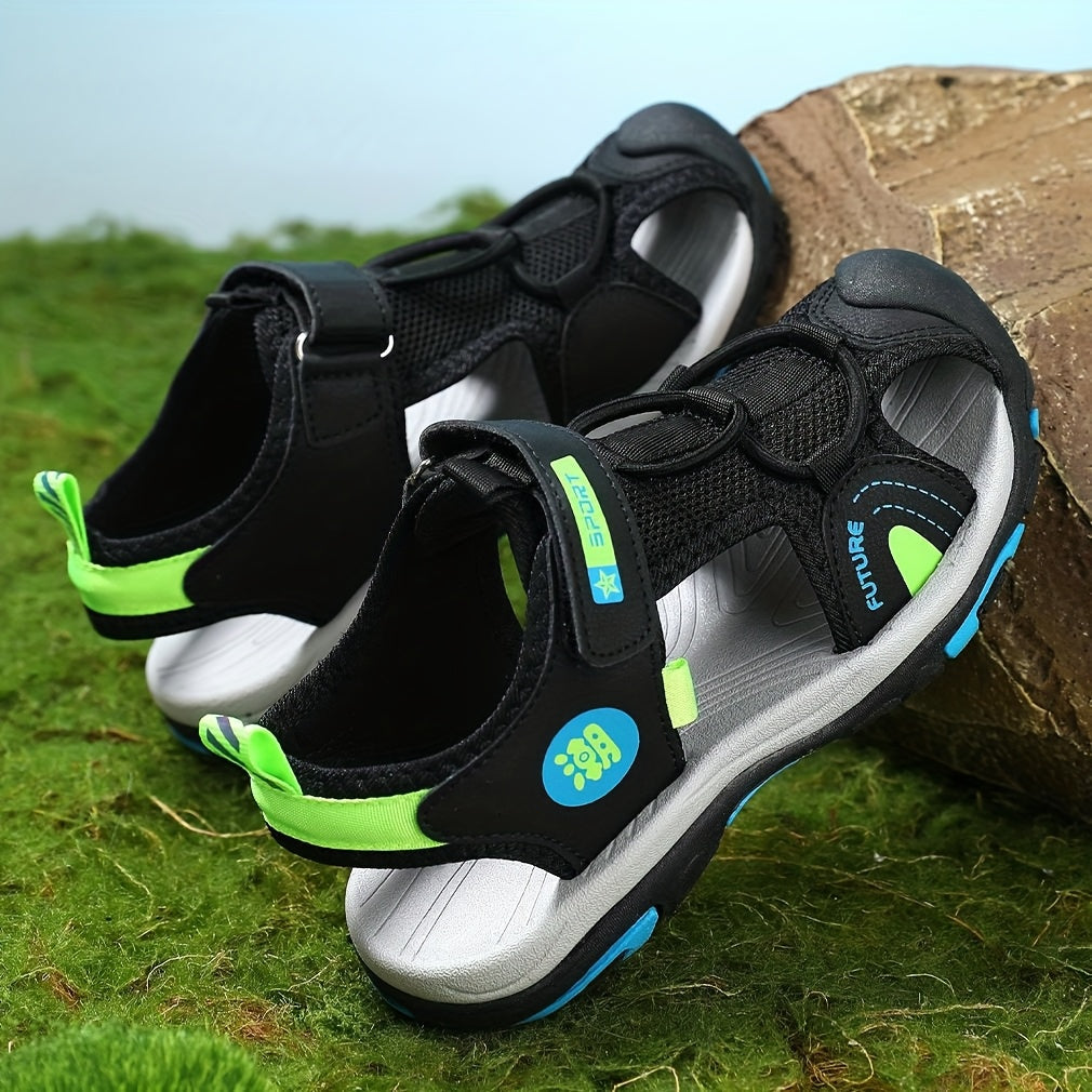 Sandali Sportivi per Bambini con Cinghie Regolabili – Traspiranti, Leggeri e Antiscivolo per Avventure Estive