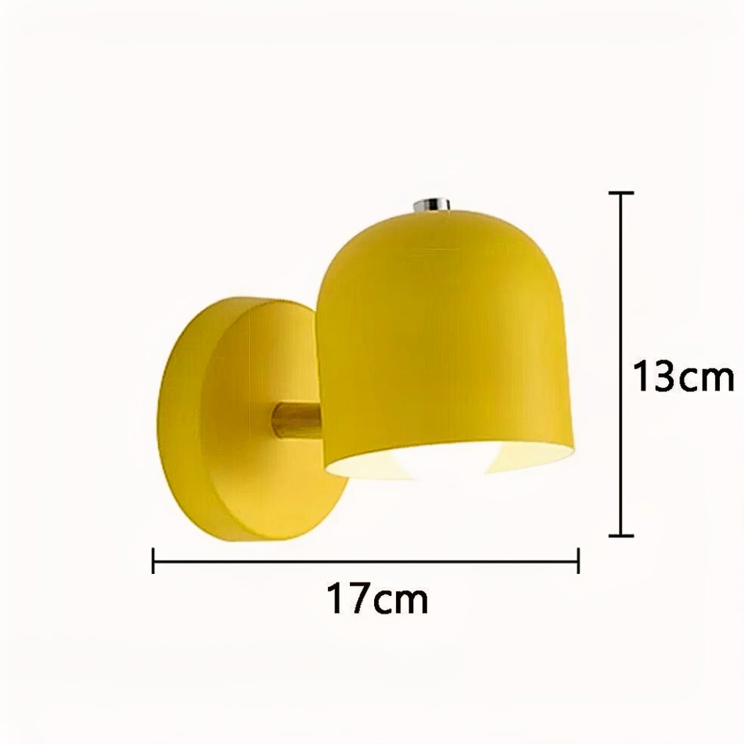 NordicGlow Lampada da Parete Scandinava – Accento Colorato con Luce Atmosferica