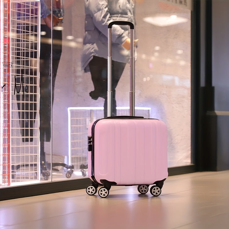 Valigia elegante da 18 pollici – Valigia da cabina per aviazione con ruote girevoli silenziose e costruzione robusta