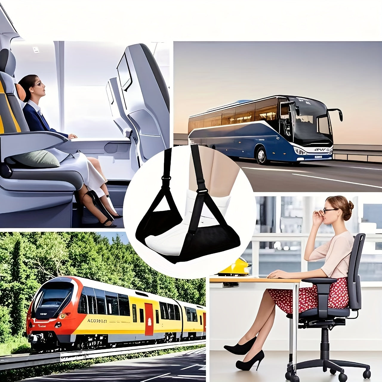 TravelEase Poggiapiedi – Comfort e Relax durante i Viaggi