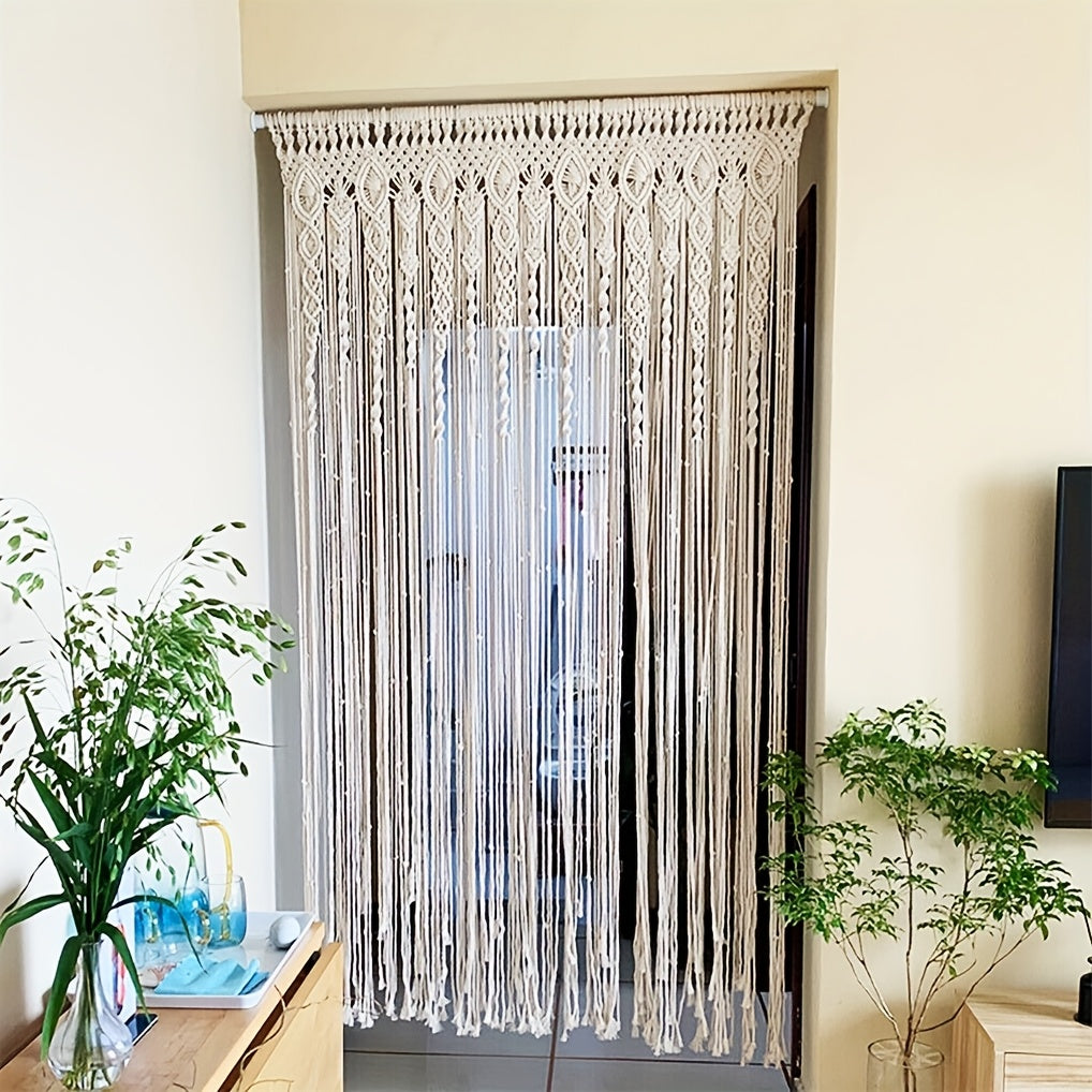 Tenda Macramé Boho – Tenda Decorativa e Pratica per Divisione