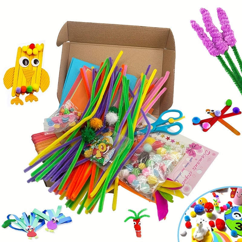Set Creativo DIY per Bambini – Giocattolo Educativo con Materiali Vari
