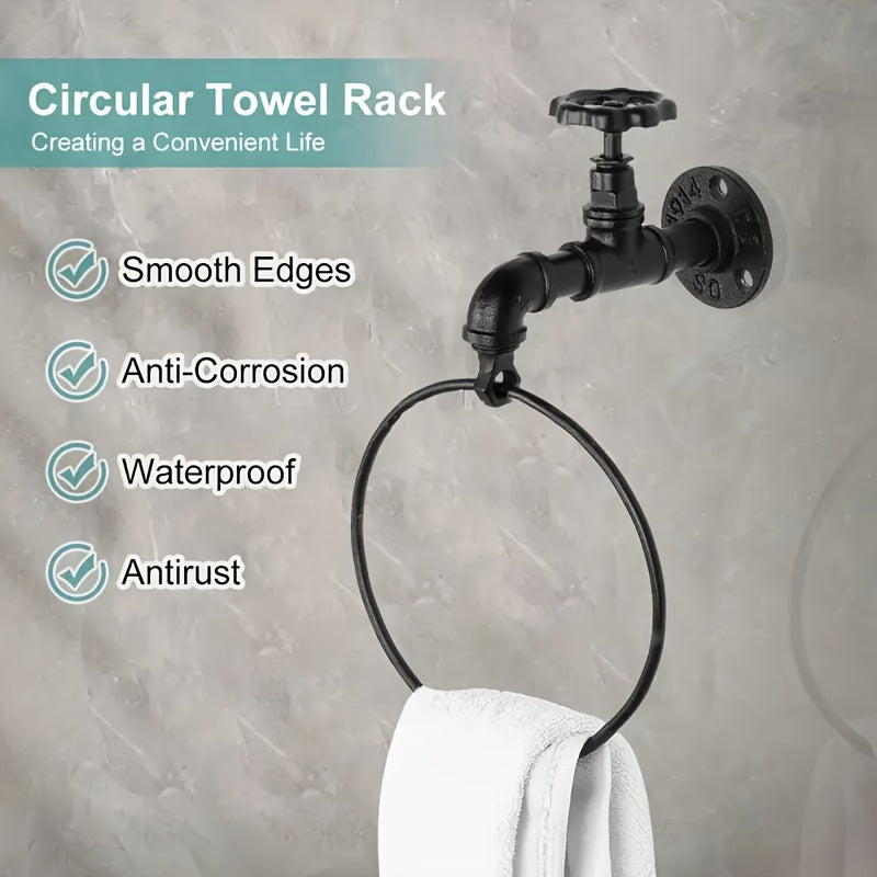 Anello per Asciugamani Industriale - Per un Interno Rustico