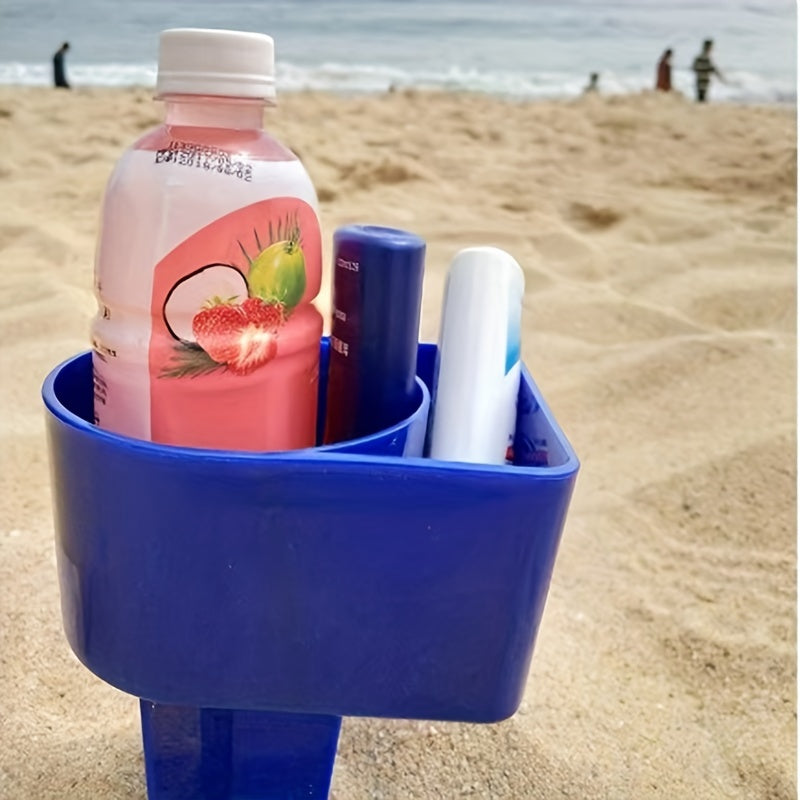 Set di Porta Bicchieri da Spiaggia – Perfetto per Bevande e Snack durante le tue Avventure in Spiaggia e Picnic