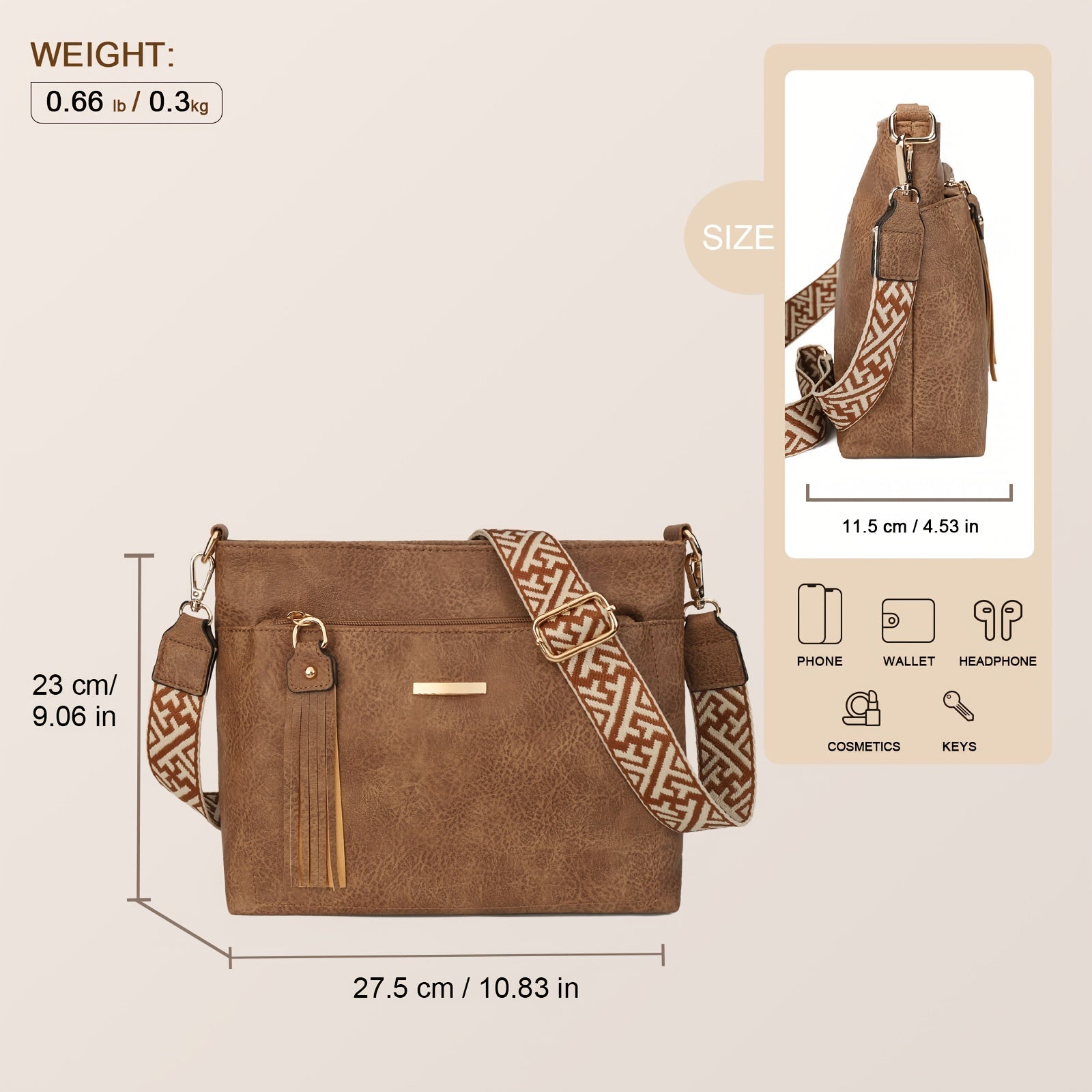 Chique PU Borsa a Spalla – Elegante e Spaziosa per Ogni Occasione