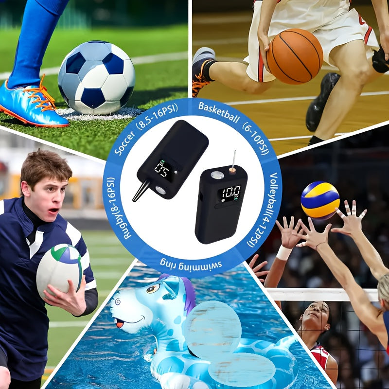 Pompa per palloni automatica 20 PSI – Veloce e Pratica per Diversi Palloni Sportivi