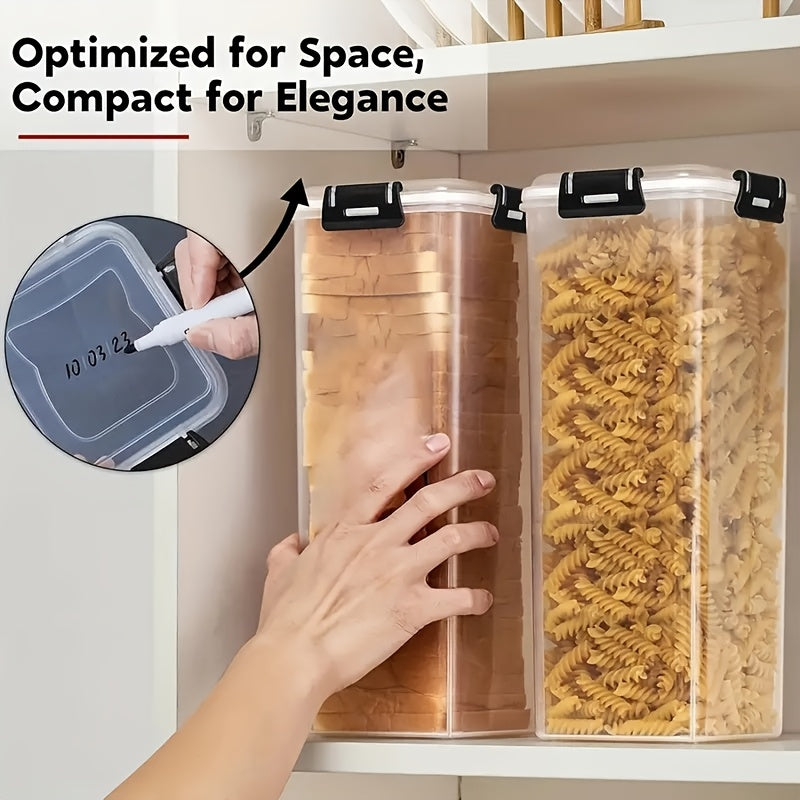 Scatola per Pane Trasparente con Coperchio Ermetico - Conservazione della Freschezza e Guida al Taglio