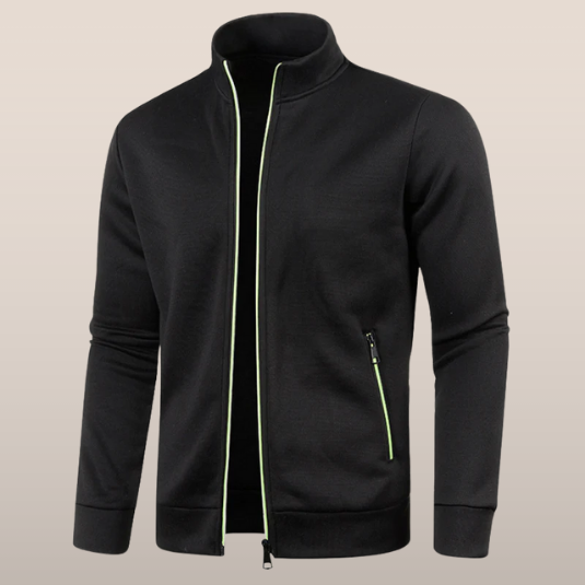 Giacca Sportiva Leggera da Uomo – Traspirante con Collo Alto